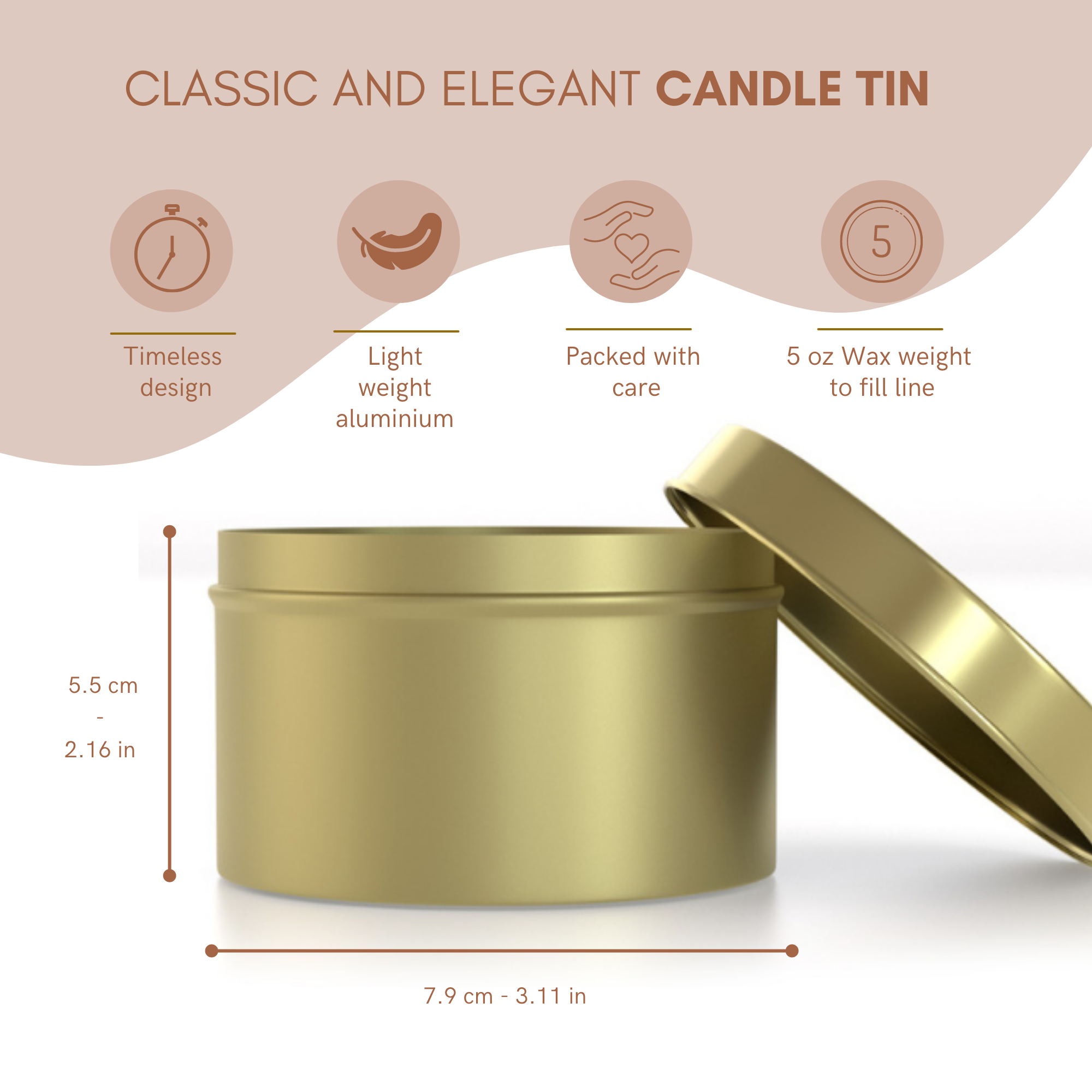 Candle Tins For Making Candles l Candle Shack EU – Candle Shack BV