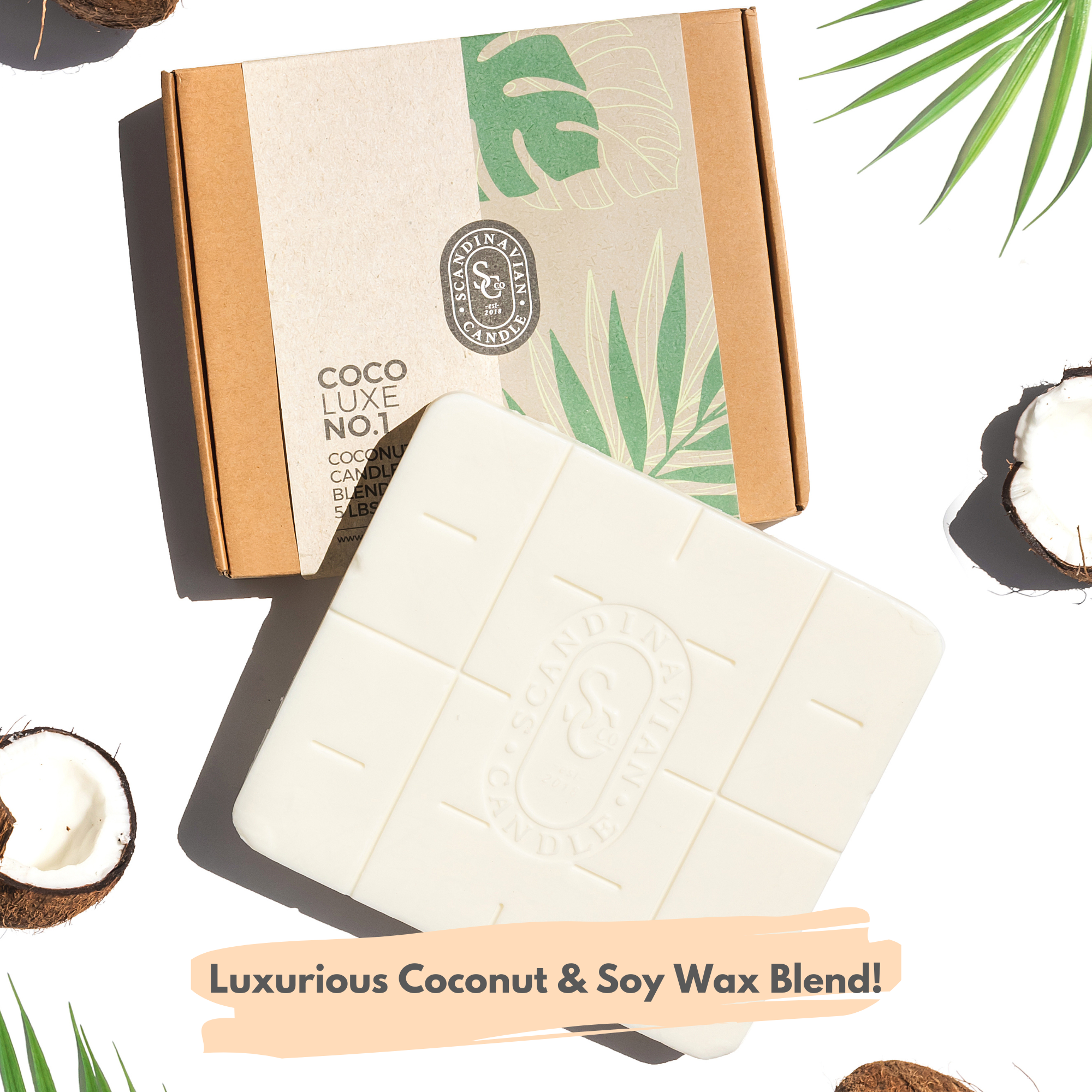 Eco-Lux Essentials 1KG Premium Eco Soy Wax, White, Vegan Cruelty Free, –  BABACLICK