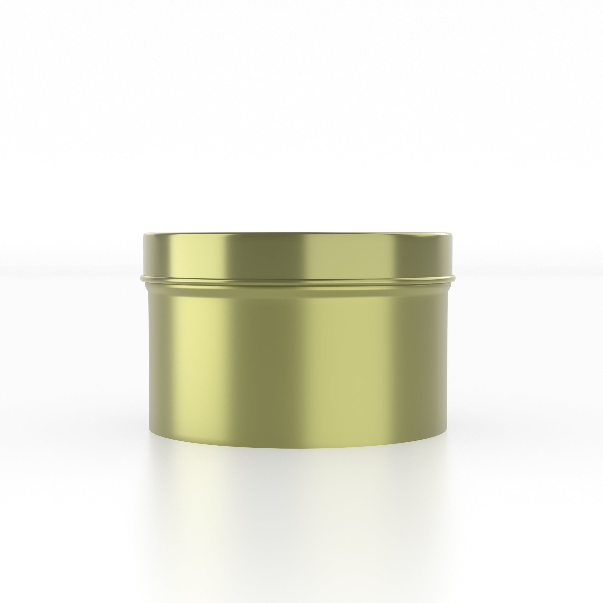 Gold Tin Deep Container, 4 oz